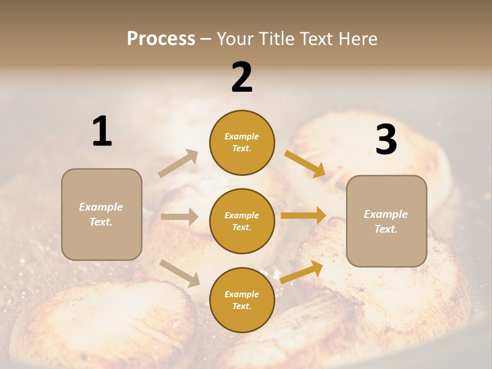 Oil Scallop Food PowerPoint Template
