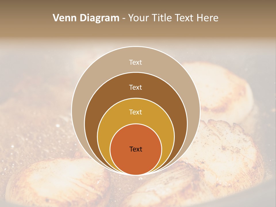 Oil Scallop Food PowerPoint Template