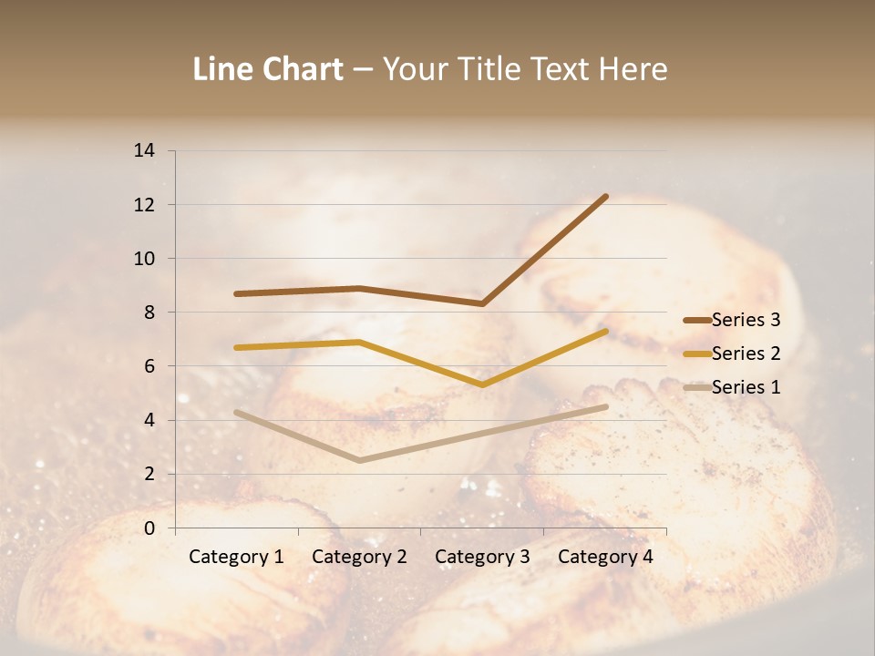 Oil Scallop Food PowerPoint Template