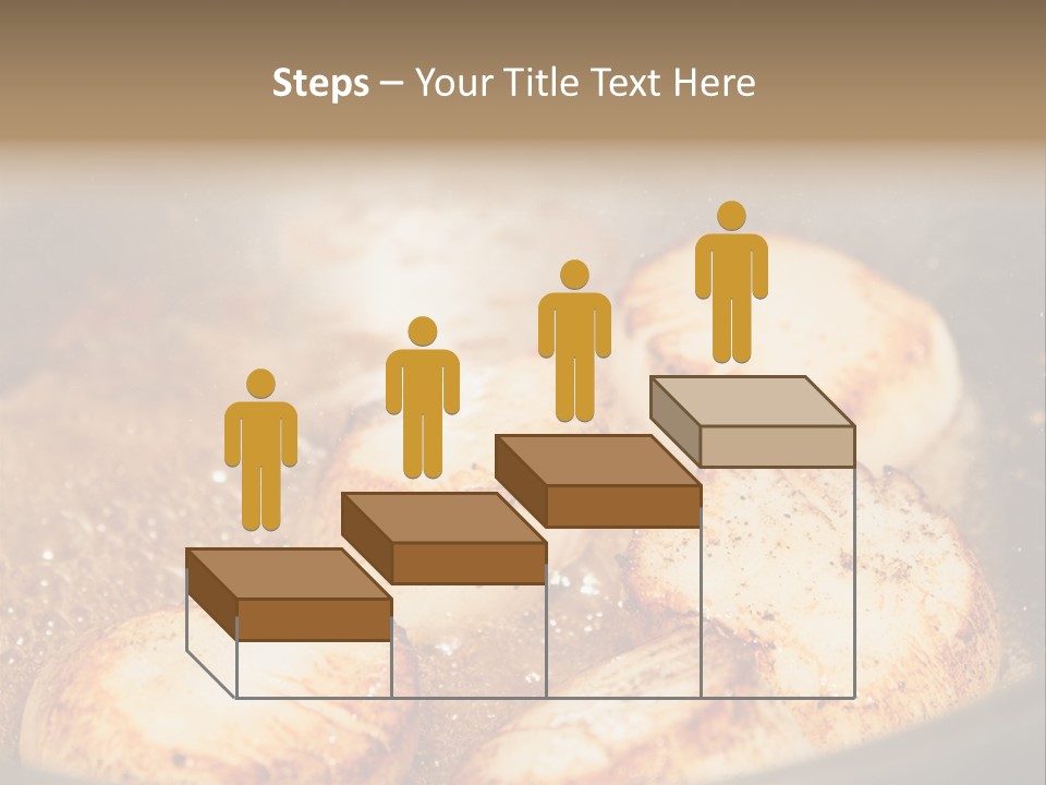 Oil Scallop Food PowerPoint Template