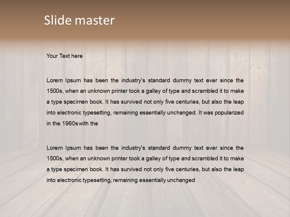 Natural Room Light PowerPoint Template