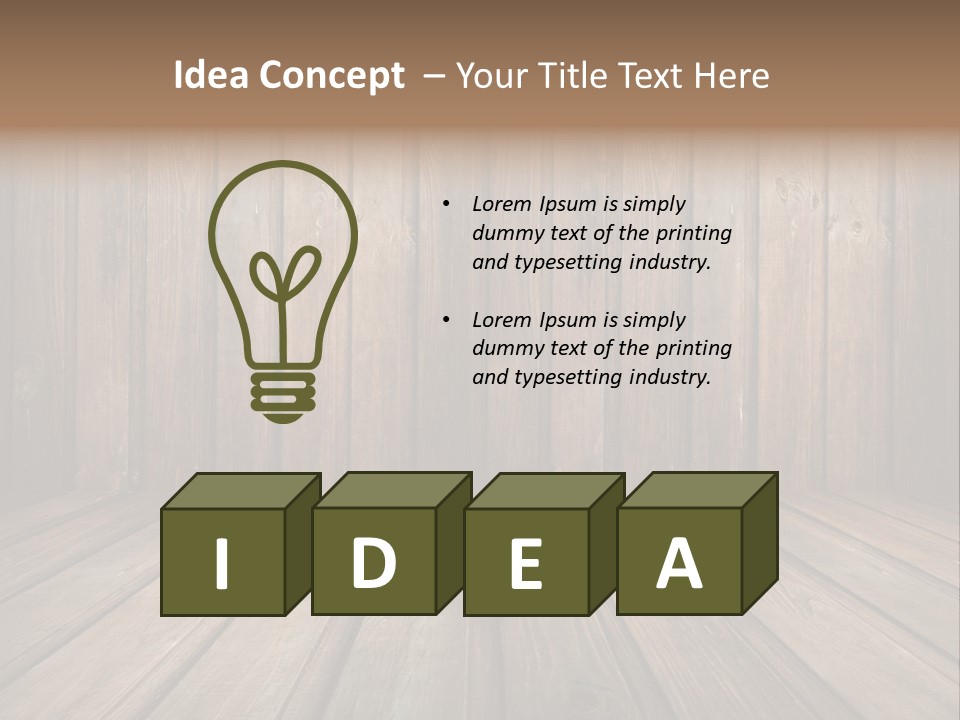 Natural Room Light PowerPoint Template