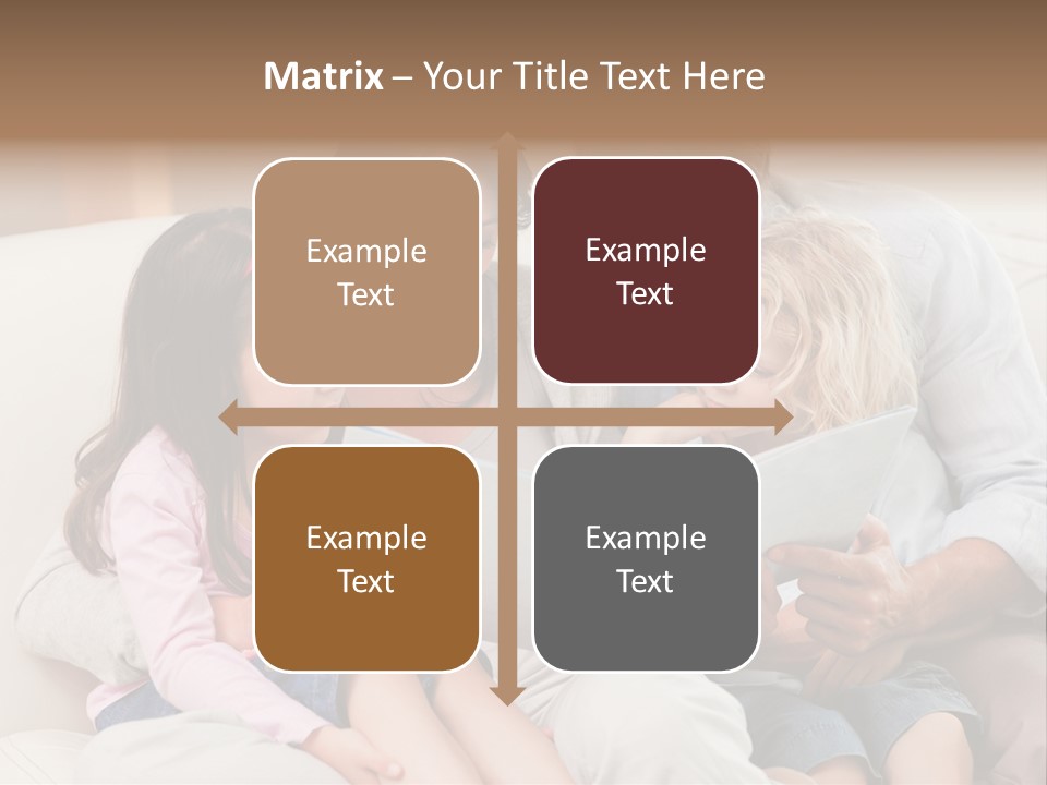 Smile Read Daughter PowerPoint Template