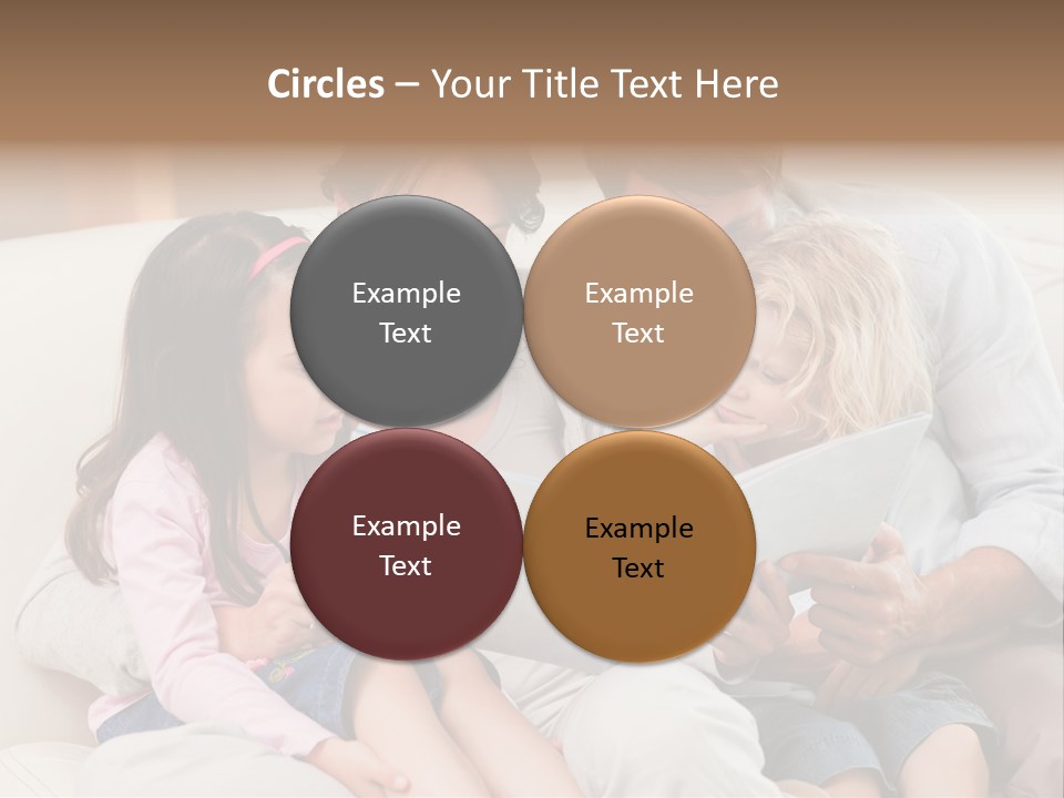 Smile Read Daughter PowerPoint Template