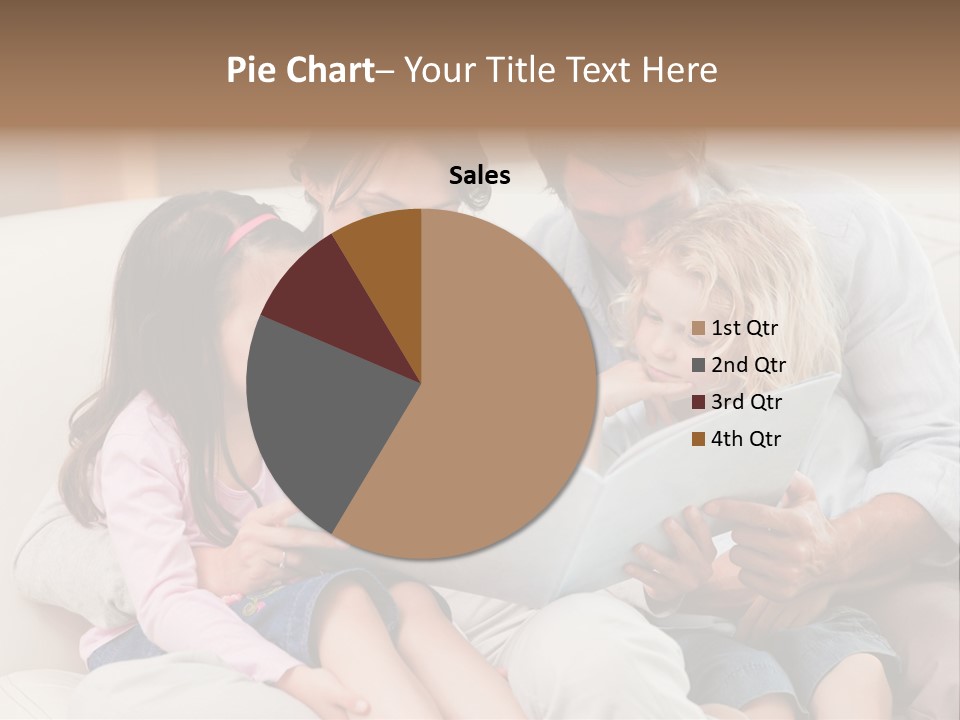 Smile Read Daughter PowerPoint Template