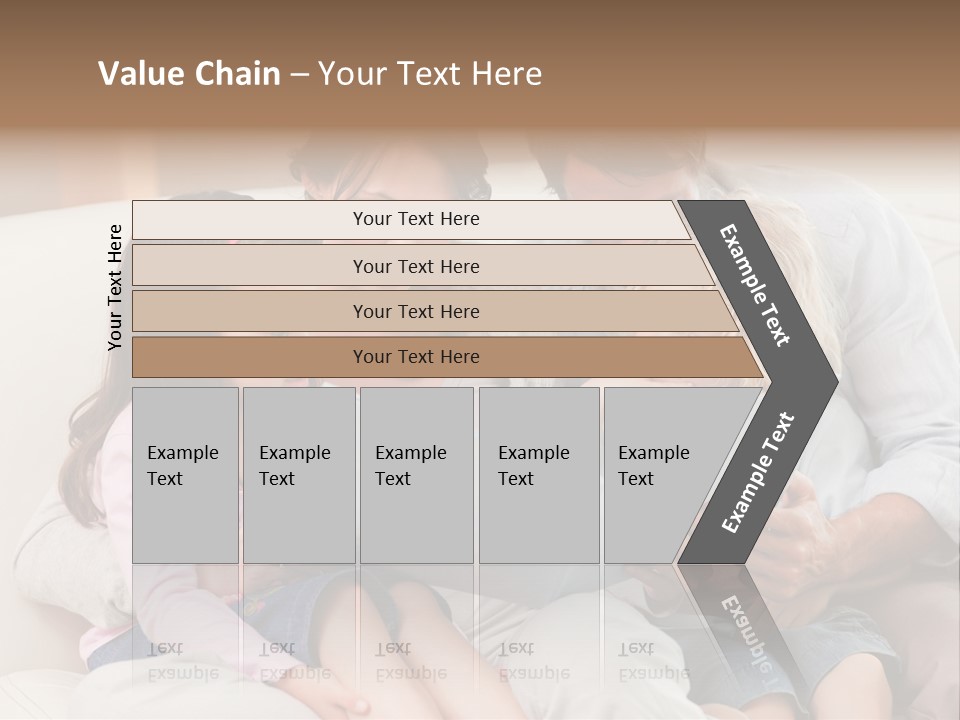 Smile Read Daughter PowerPoint Template