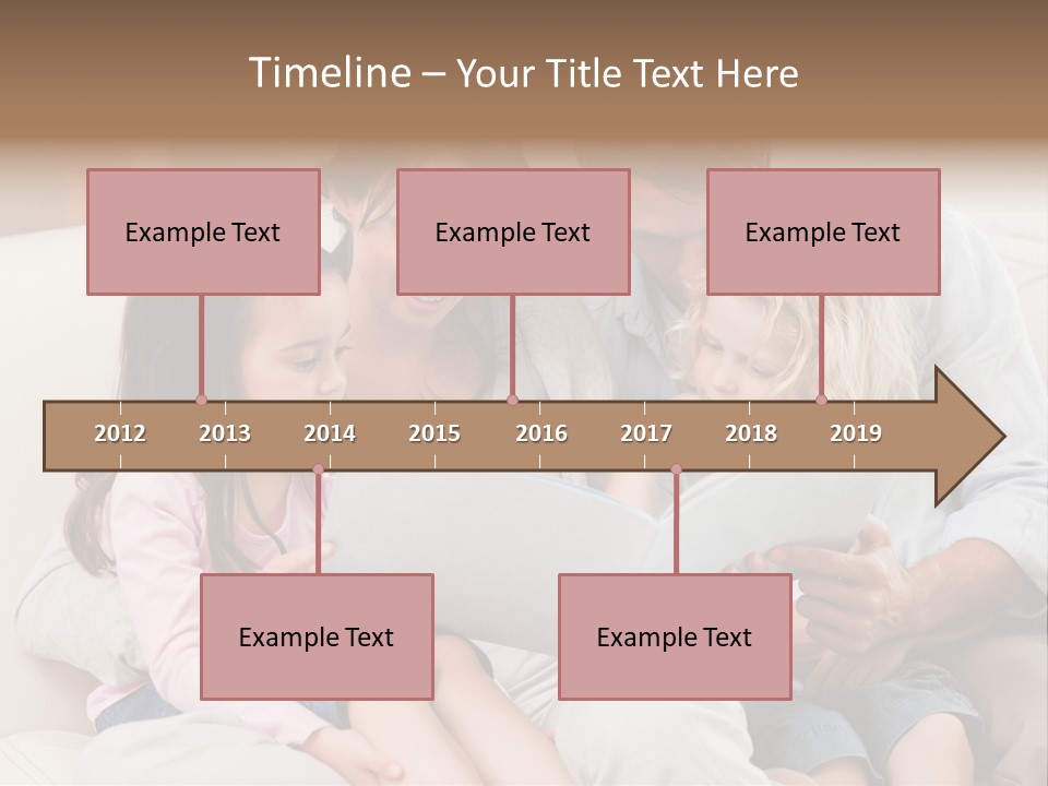 Smile Read Daughter PowerPoint Template