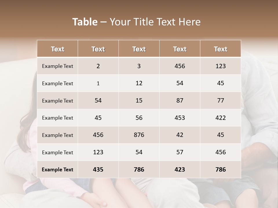 Smile Read Daughter PowerPoint Template