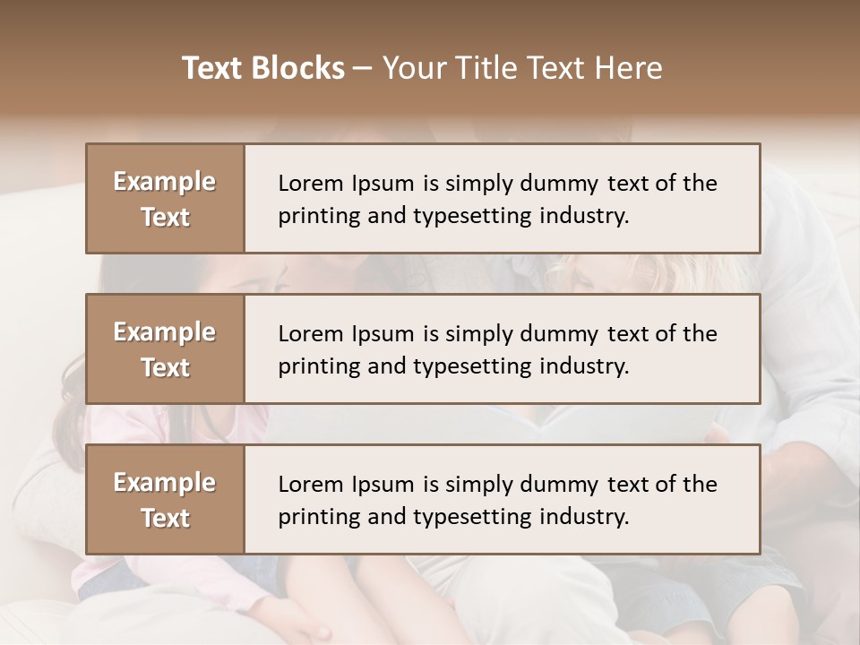 Smile Read Daughter PowerPoint Template