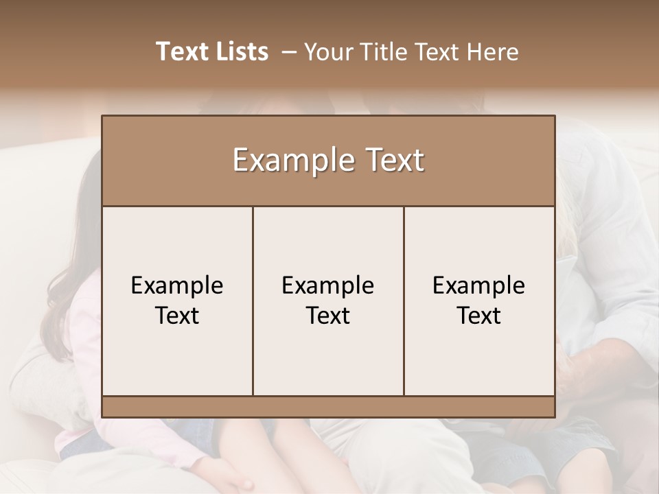 Smile Read Daughter PowerPoint Template