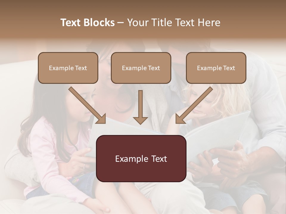 Smile Read Daughter PowerPoint Template