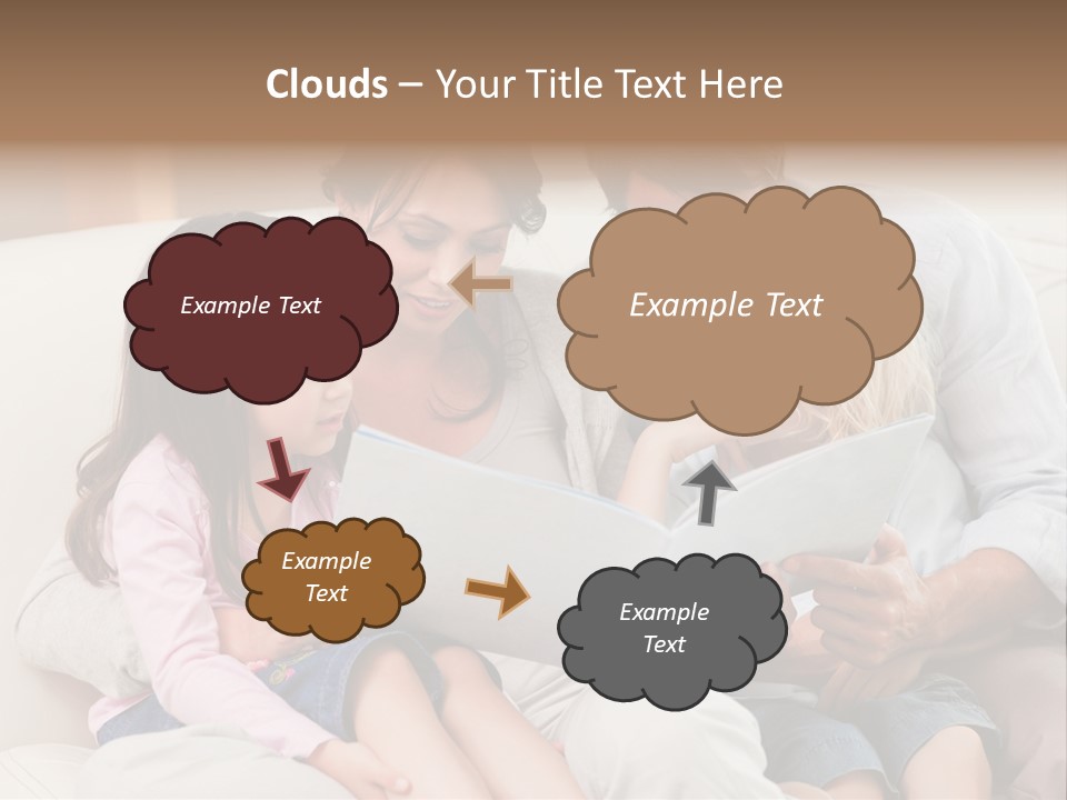 Smile Read Daughter PowerPoint Template