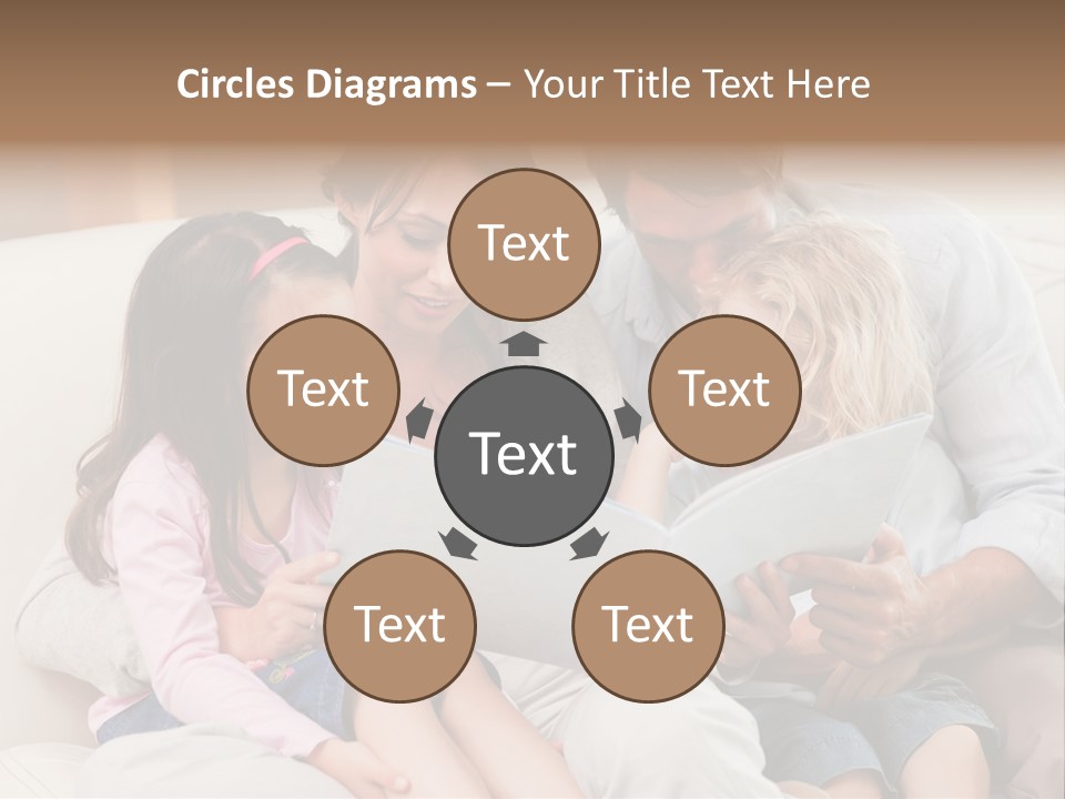 Smile Read Daughter PowerPoint Template