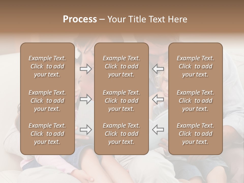 Smile Read Daughter PowerPoint Template
