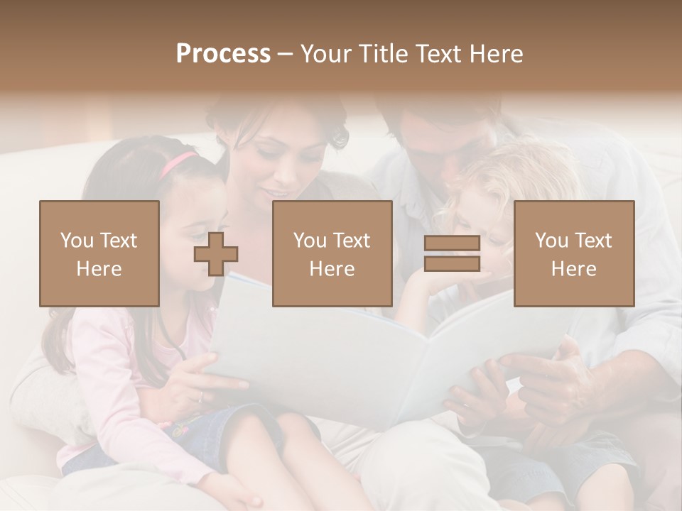 Smile Read Daughter PowerPoint Template