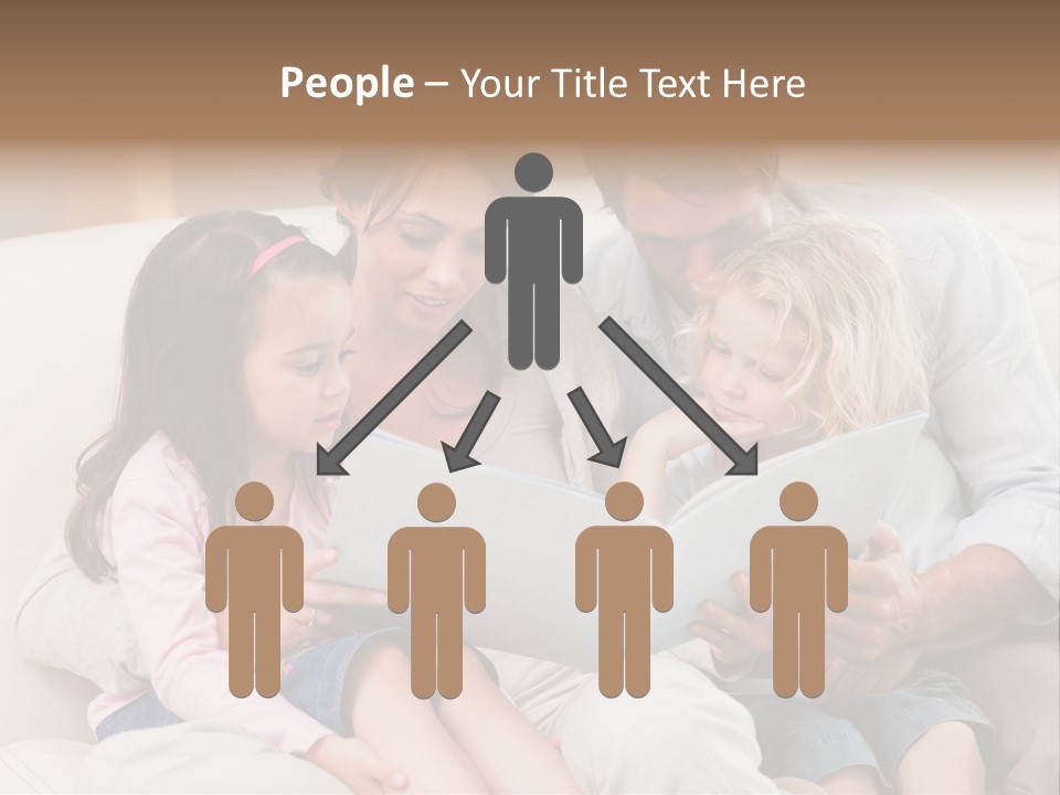 Smile Read Daughter PowerPoint Template