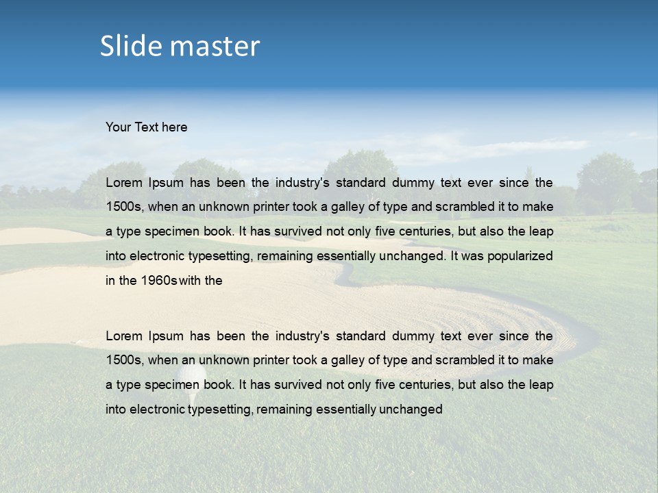 Landscape Ireland Individual PowerPoint Template