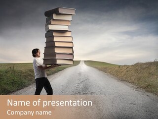 Way Countryside Wight PowerPoint Template