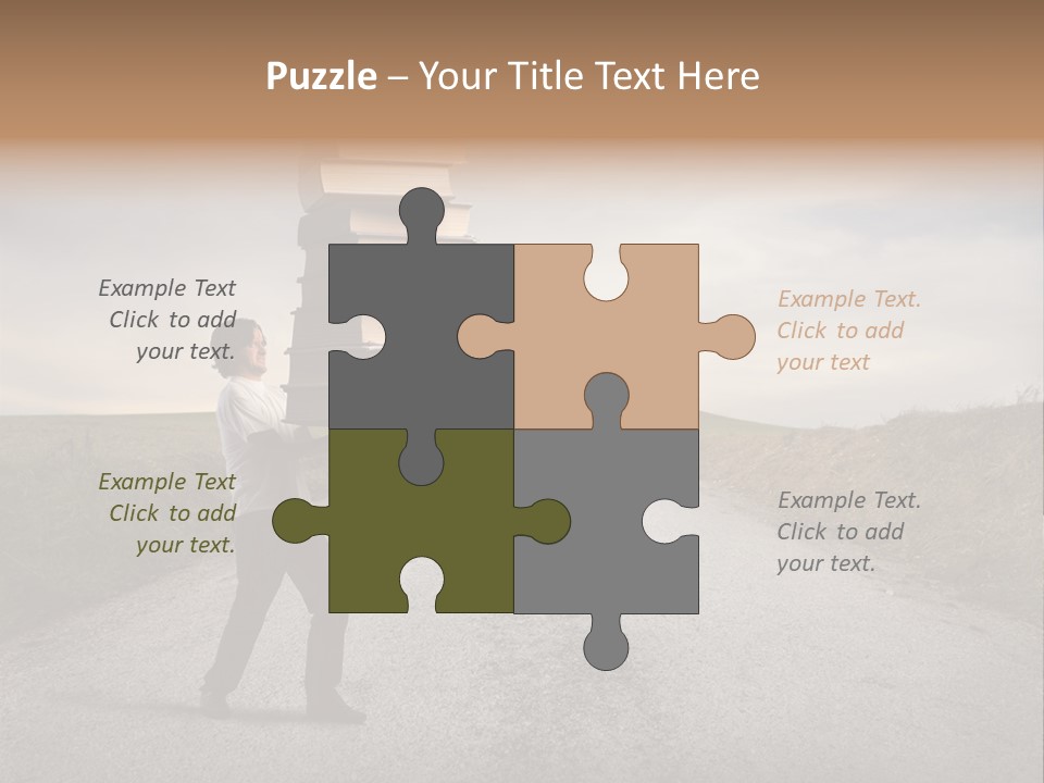 Way Countryside Wight PowerPoint Template