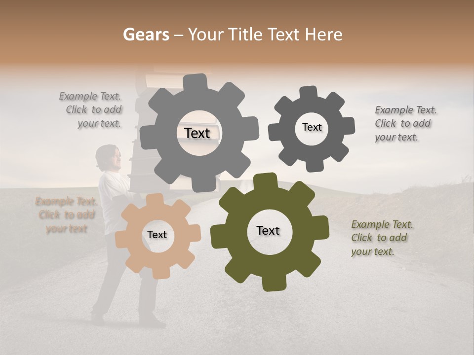 Way Countryside Wight PowerPoint Template