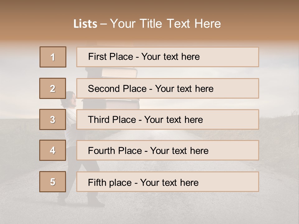 Way Countryside Wight PowerPoint Template