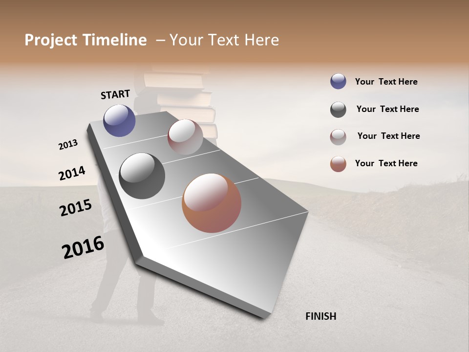 Way Countryside Wight PowerPoint Template