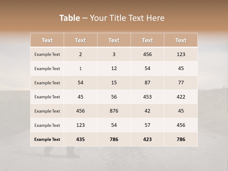 Way Countryside Wight PowerPoint Template