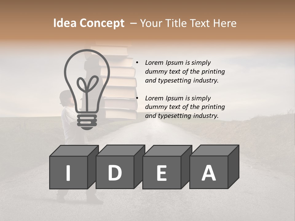 Way Countryside Wight PowerPoint Template