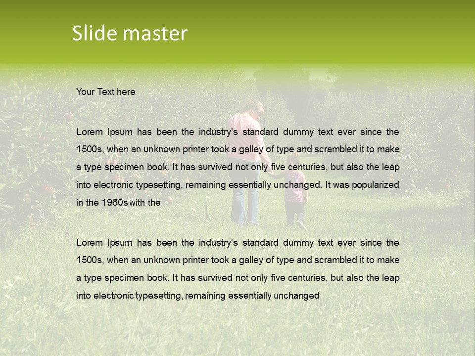 Nature People Beauty PowerPoint Template