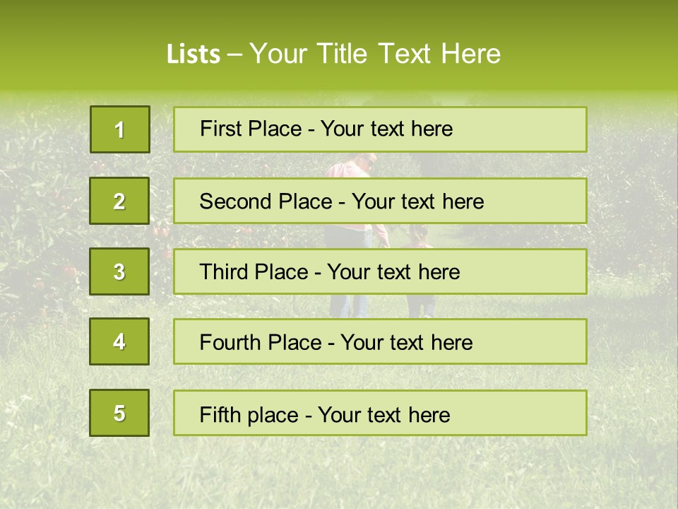 Nature People Beauty PowerPoint Template