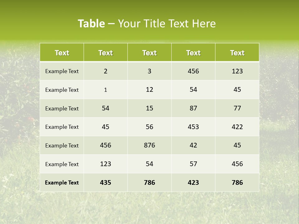 Nature People Beauty PowerPoint Template