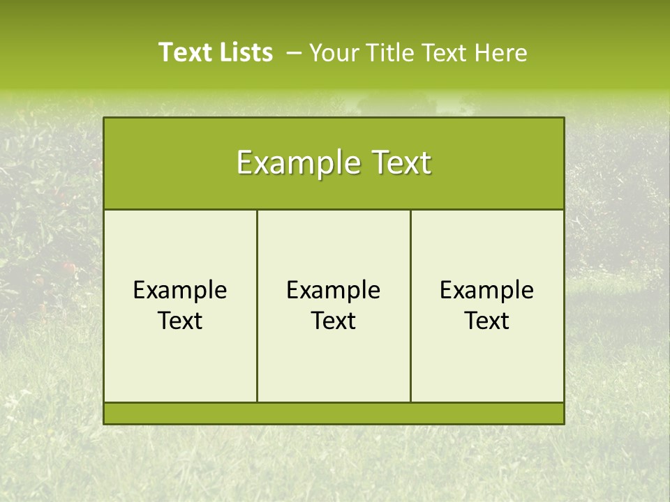Nature People Beauty PowerPoint Template