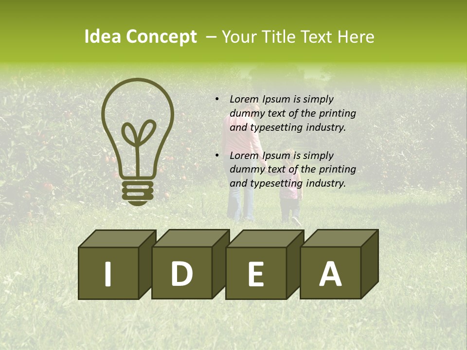 Nature People Beauty PowerPoint Template