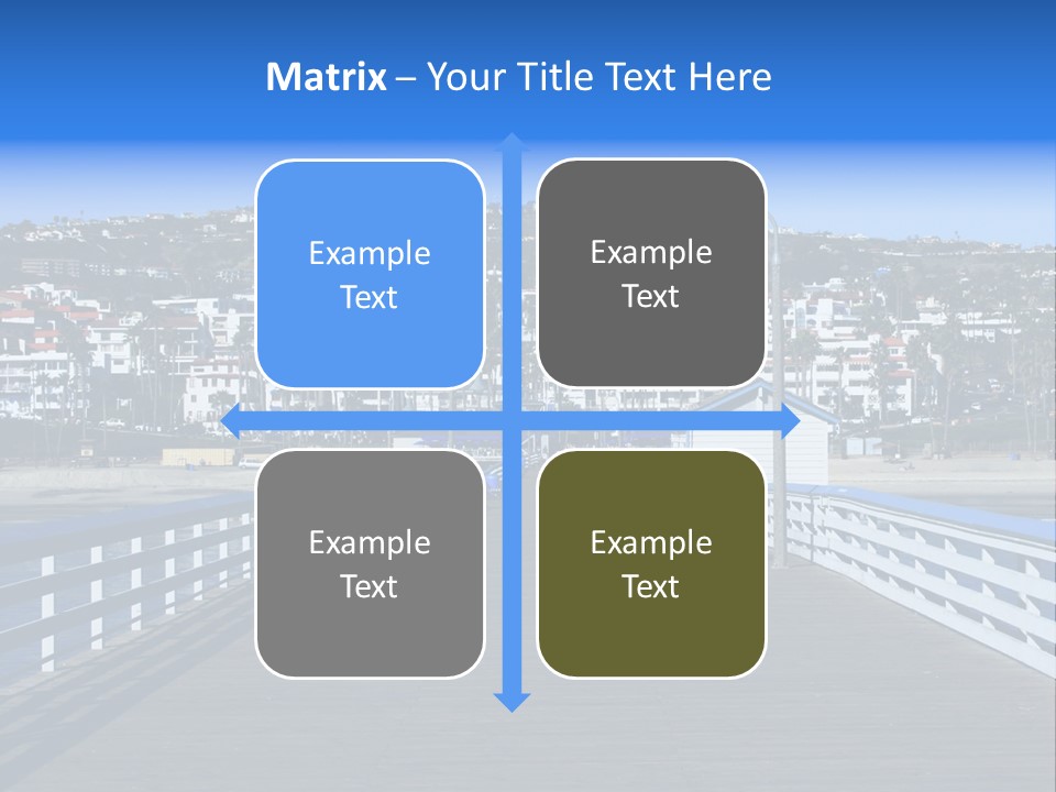 Path Green White PowerPoint Template
