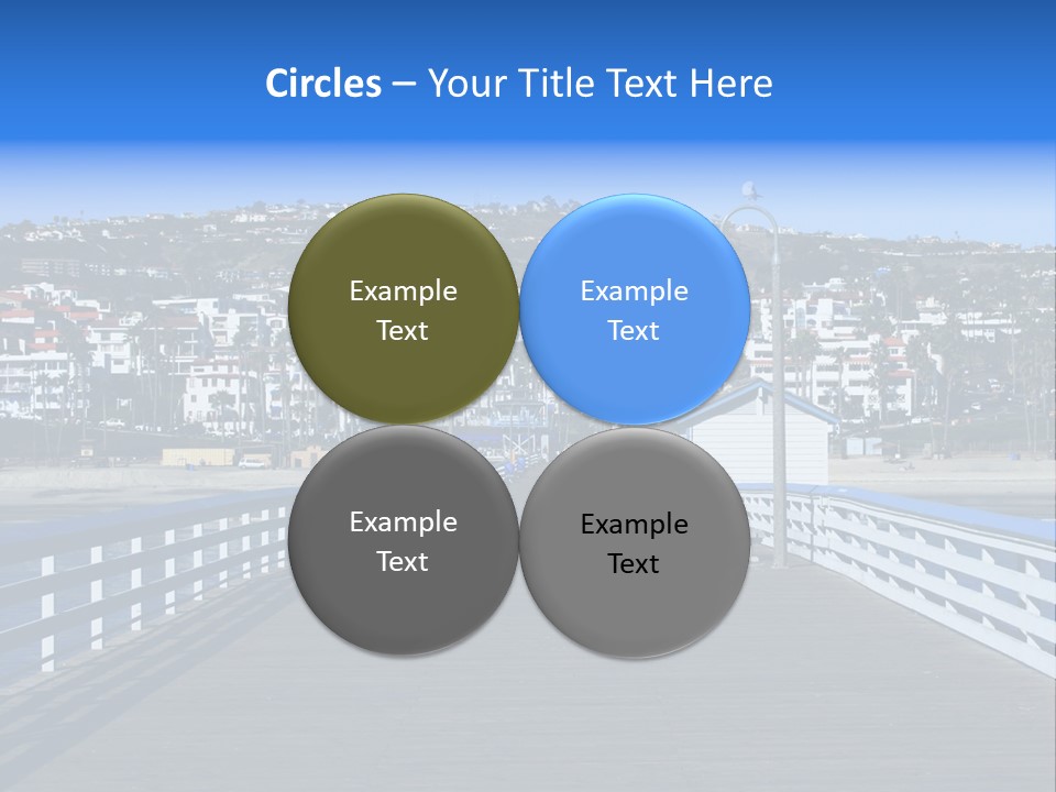 Path Green White PowerPoint Template