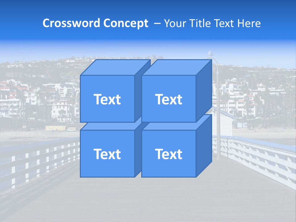 Path Green White PowerPoint Template