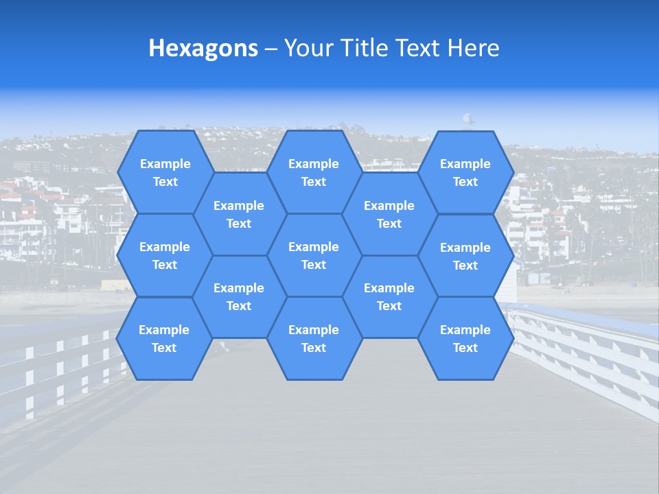 Path Green White PowerPoint Template