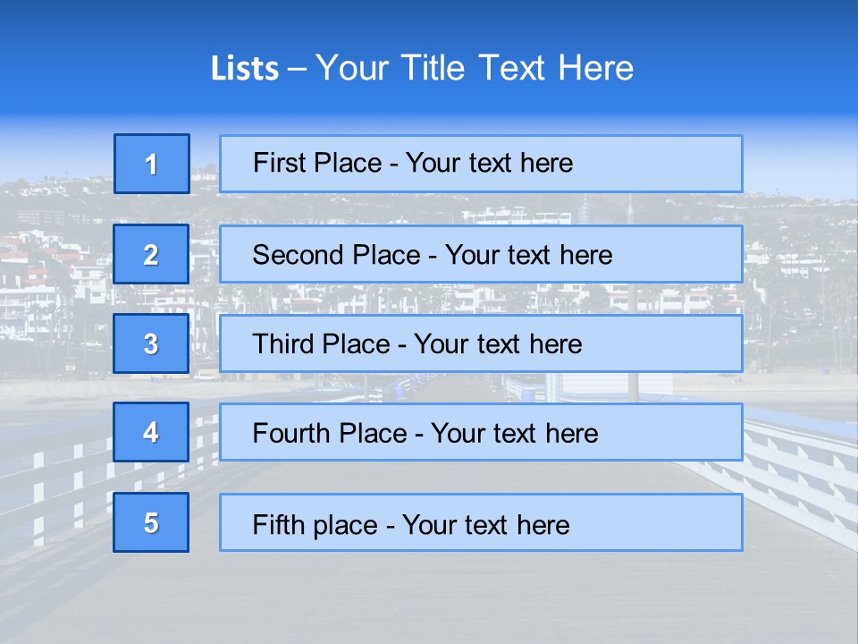 Path Green White PowerPoint Template
