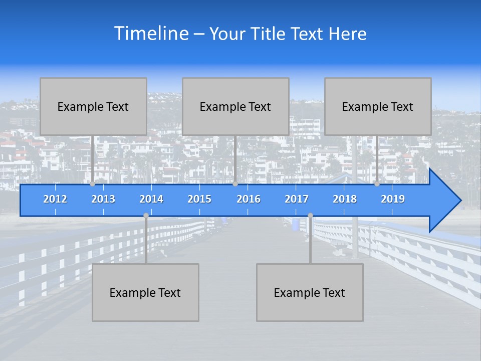 Path Green White PowerPoint Template