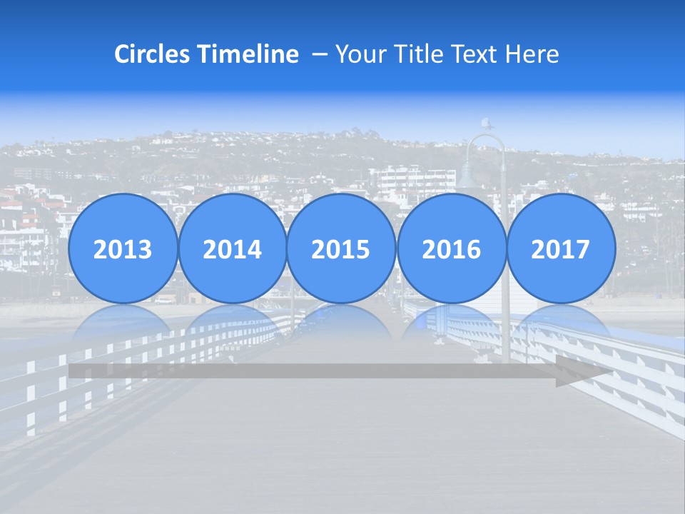 Path Green White PowerPoint Template