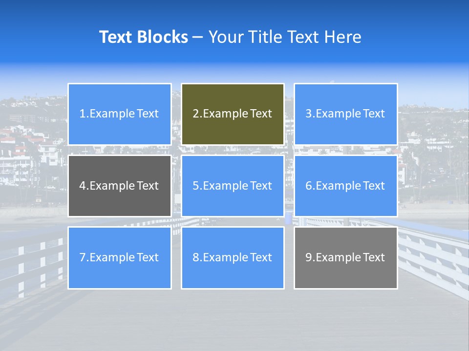 Path Green White PowerPoint Template