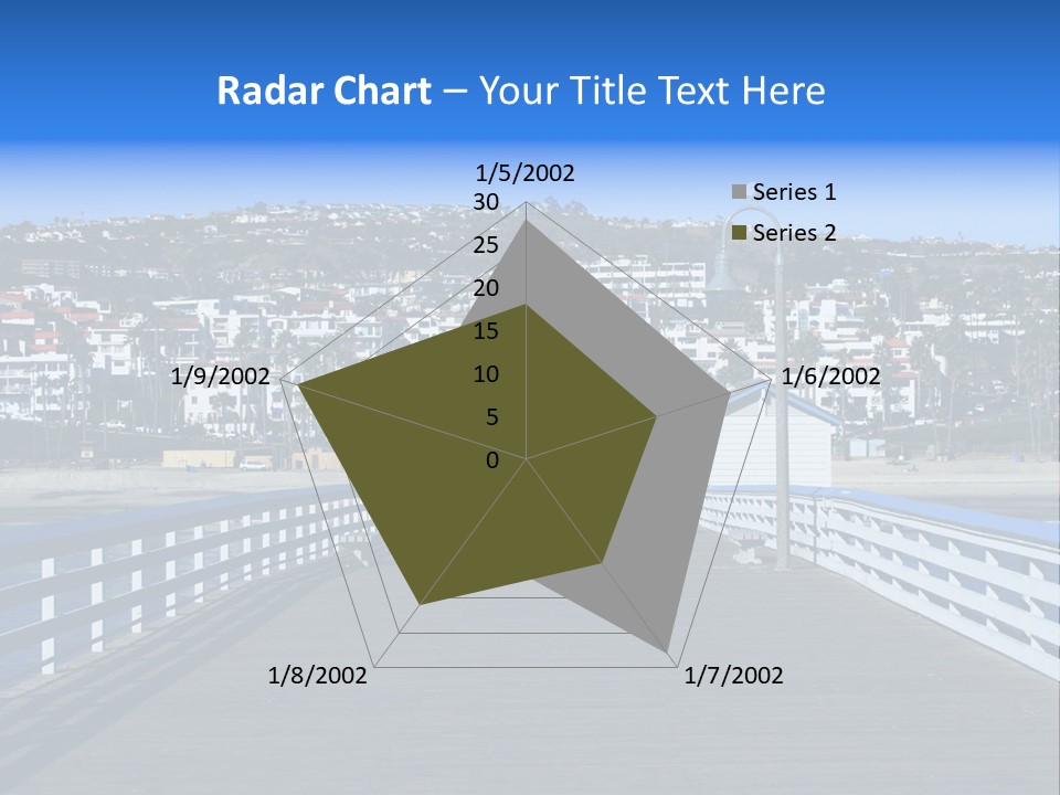 Path Green White PowerPoint Template