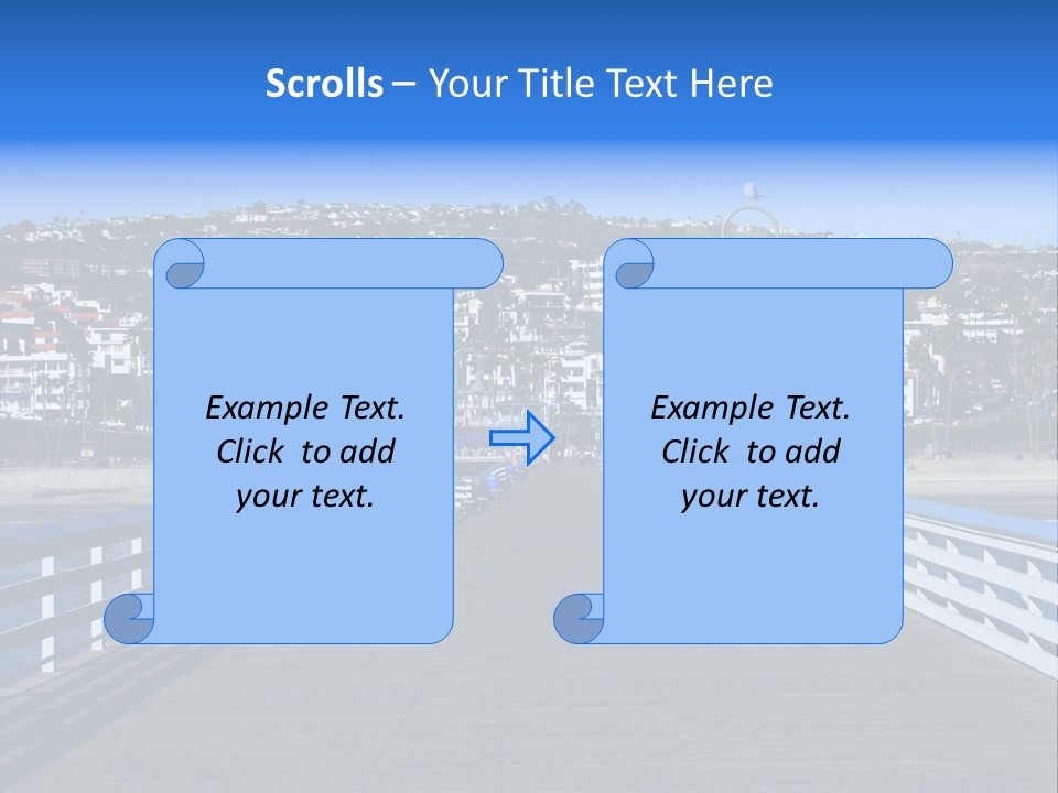 Path Green White PowerPoint Template