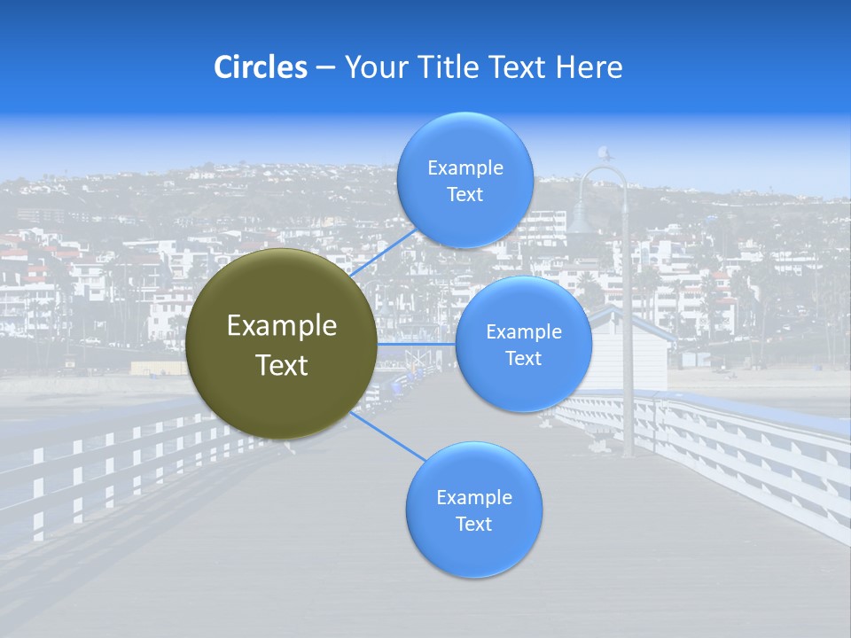 Path Green White PowerPoint Template