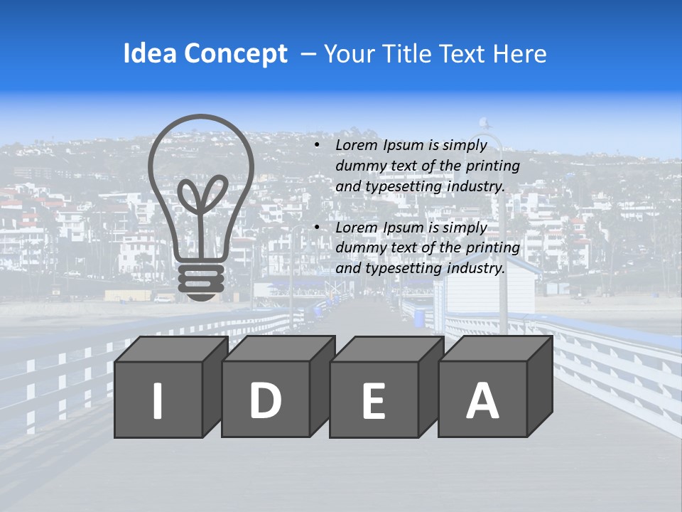 Path Green White PowerPoint Template