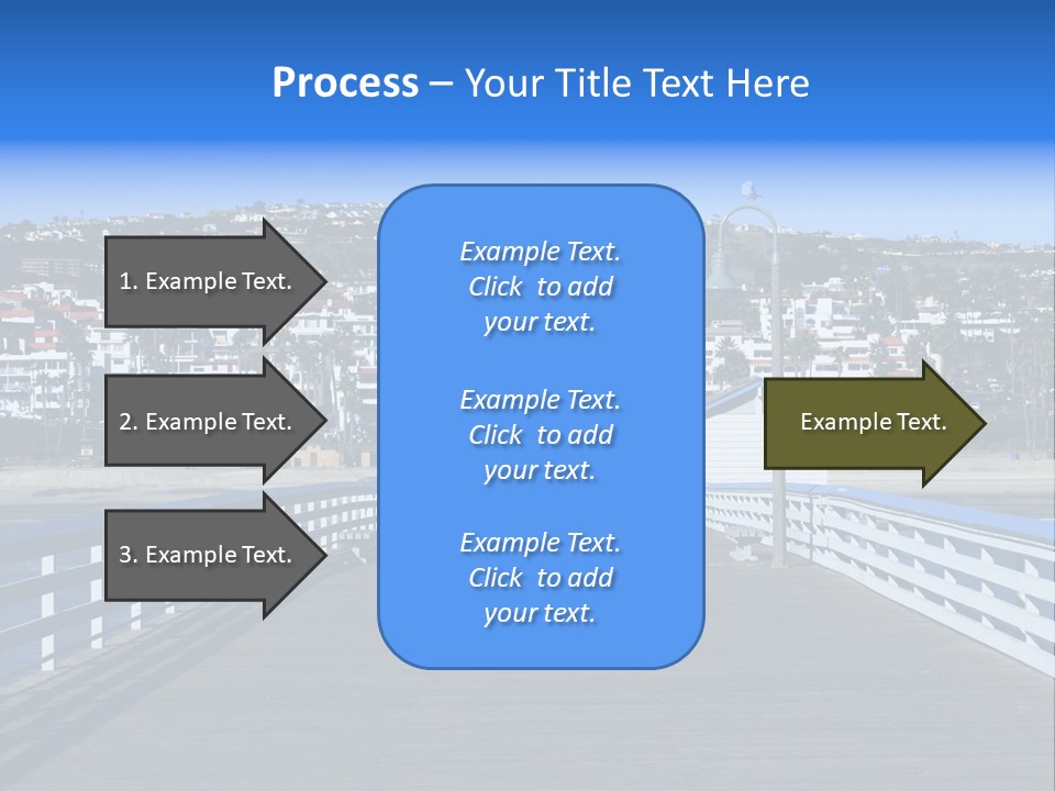 Path Green White PowerPoint Template