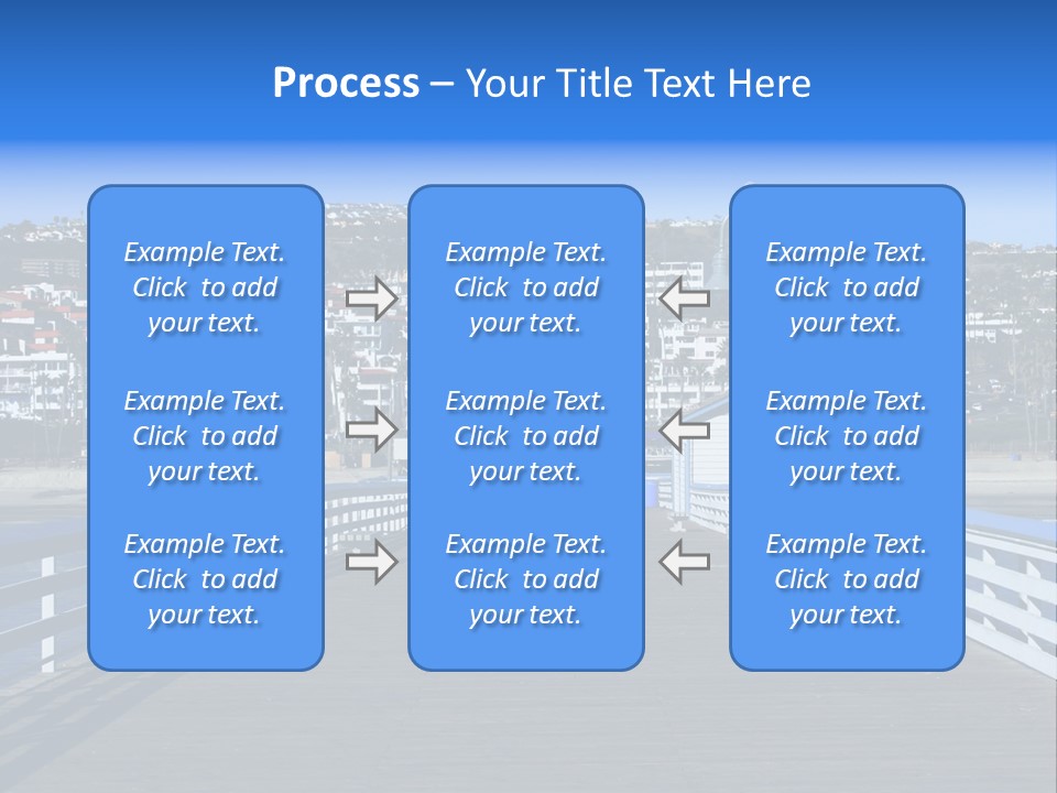 Path Green White PowerPoint Template