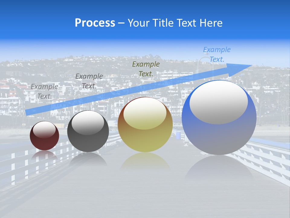 Path Green White PowerPoint Template
