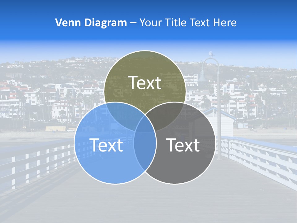 Path Green White PowerPoint Template