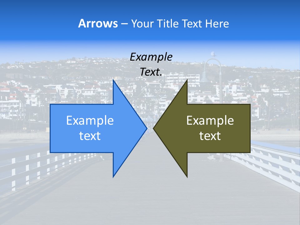 Path Green White PowerPoint Template